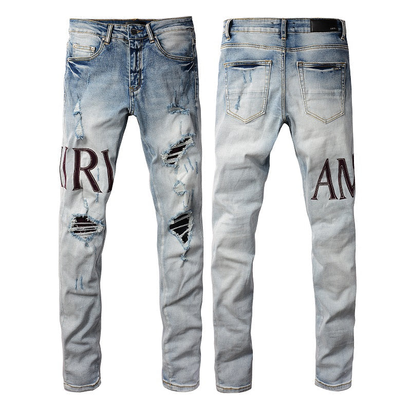AMIRI Slim Fit Destroyed Jeans #1301
