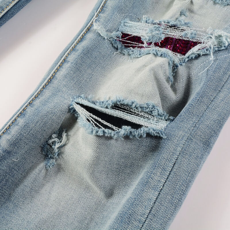 AMIRI Slim Fit Distressed Jeans #1308