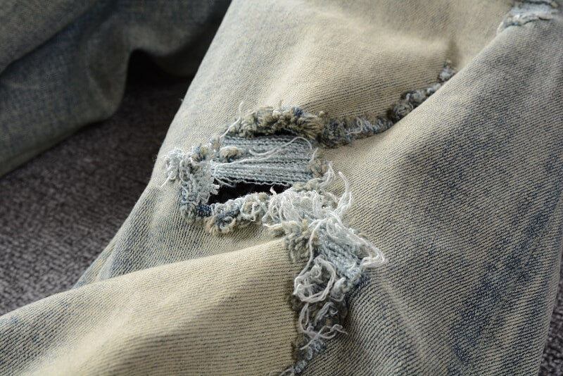 AMIRI Slim Fit Distressed Jeans #684