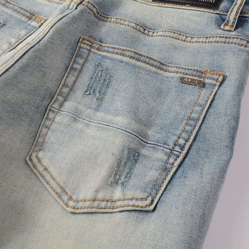 AMIRI Slim Fit Distressed Jeans