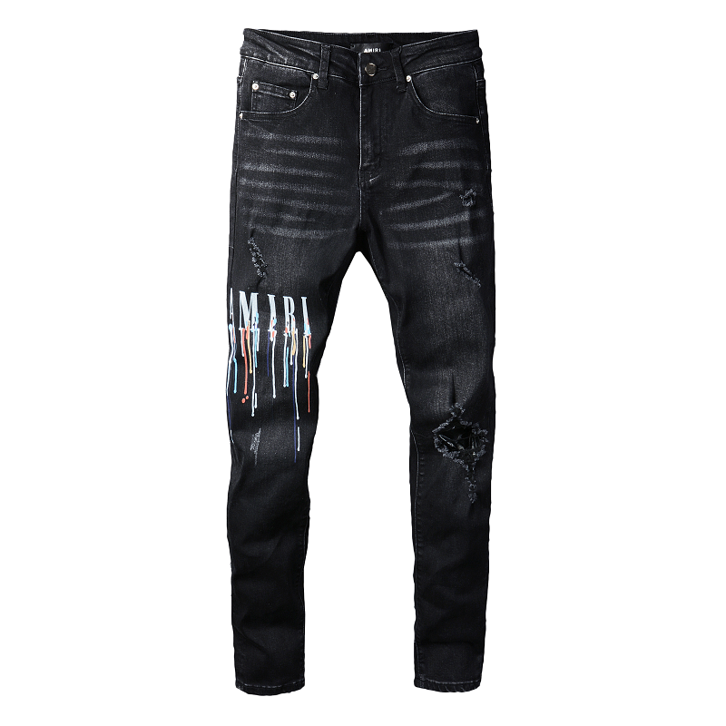 AMIRI Jeans #830 | Slim Fit Distressed Denim