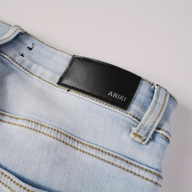 AMIRI Slim Fit Distressed Jeans #6589