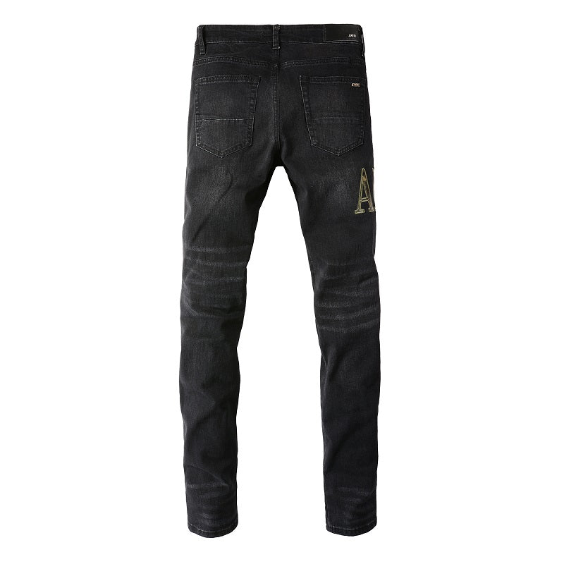 AMIRI Jeans #872 – Slim Fit Distressed Denim