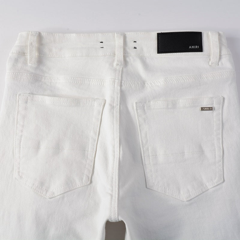 AMIRI Jeans #843 | Slim Fit Distressed Denim