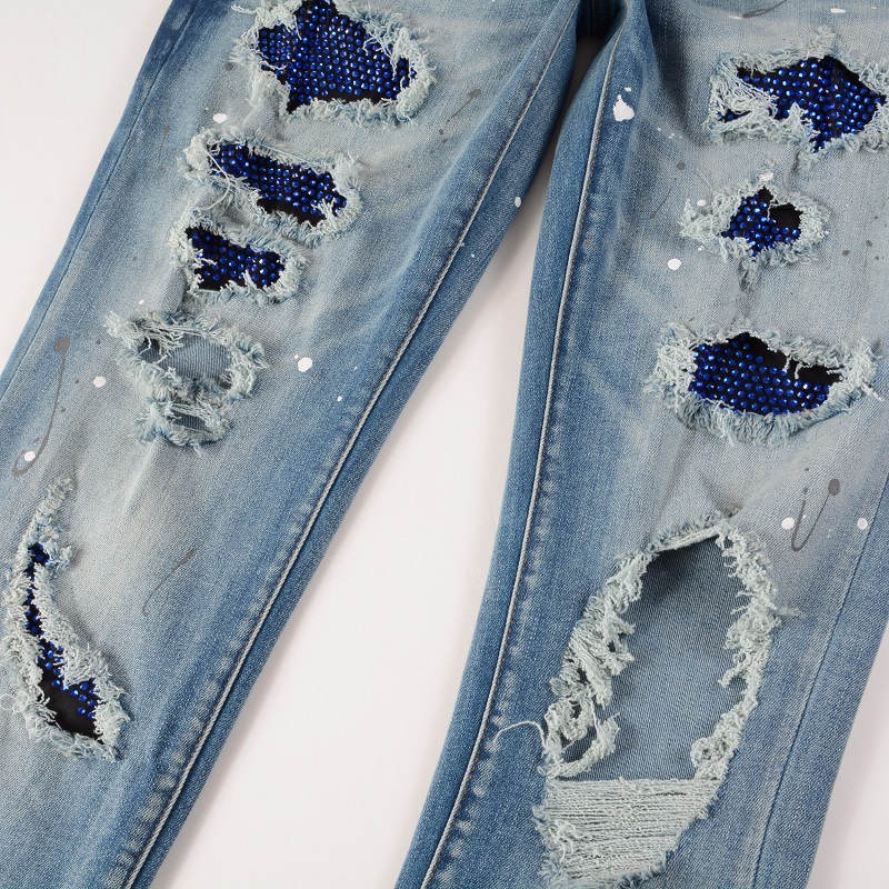 AMIRI Slim Fit Distressed Jeans #6563