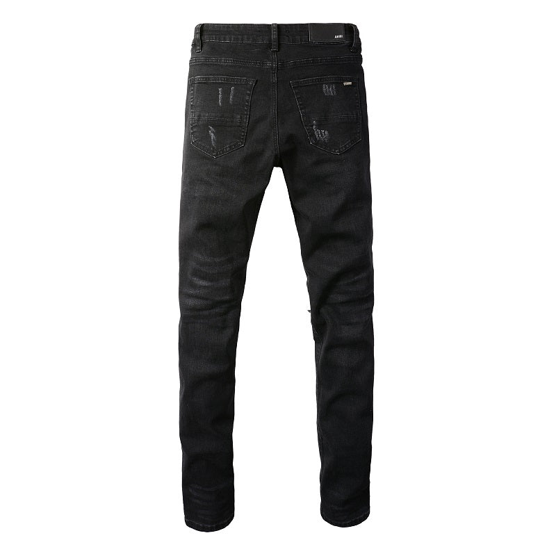 AMIRI Jeans #875 – Slim Fit Distressed Denim