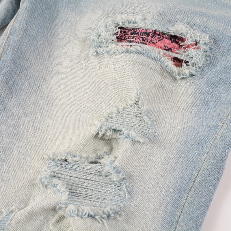AMIRI Slim Fit Distressed Jeans #6589