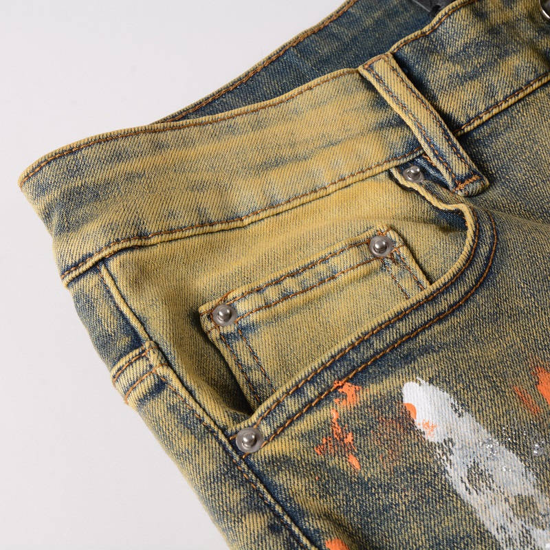 AMIRI Slim Fit Distressed Jeans #6557