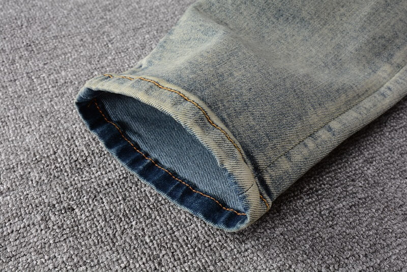 AMIRI Slim Fit Distressed Jeans #684
