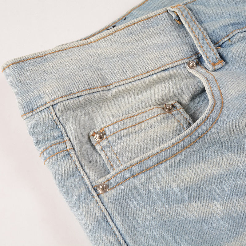 AMIRI Slim Fit Distressed Jeans #6589