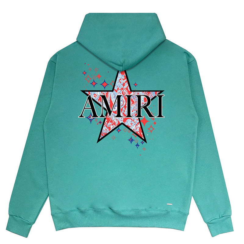 AMIRI Earth-Tone Cotton Hoodie