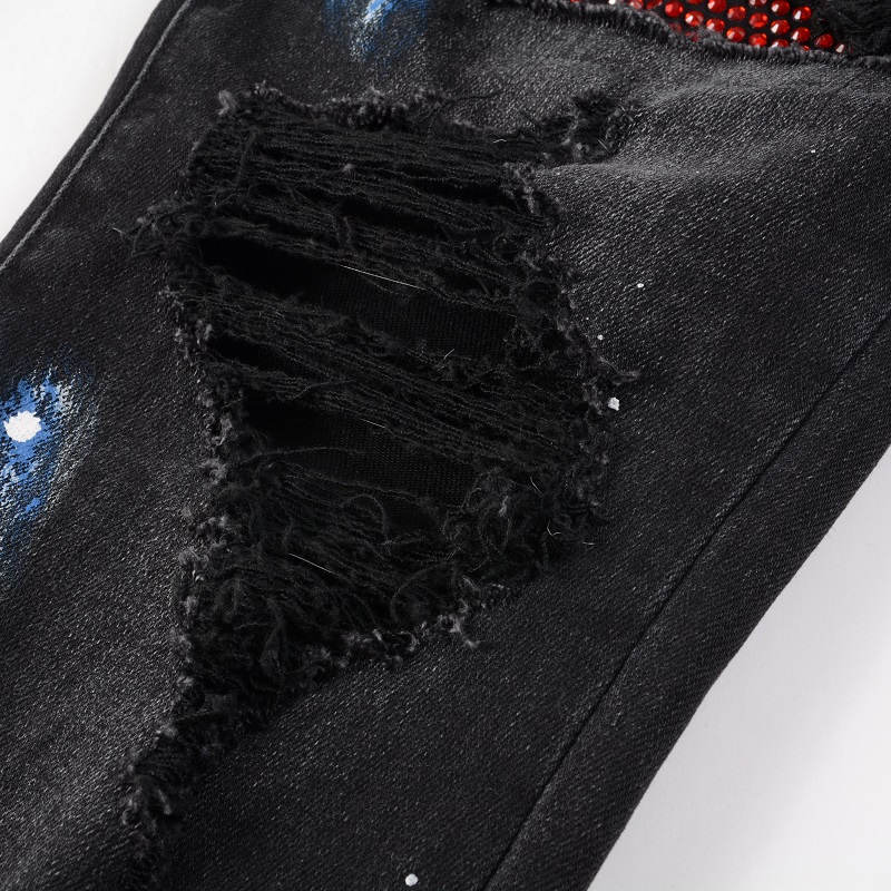 AMIRI Slim Fit Distressed Jeans #8616