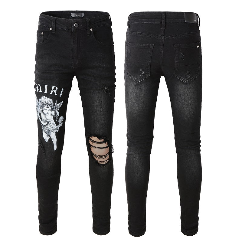 AMIRI Slim Fit Distressed Jeans #817