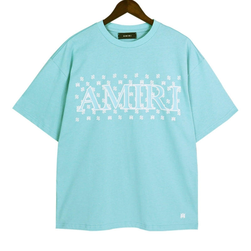 AMIRI Logo Appliqué Printed Cotton Jersey T-Shirt