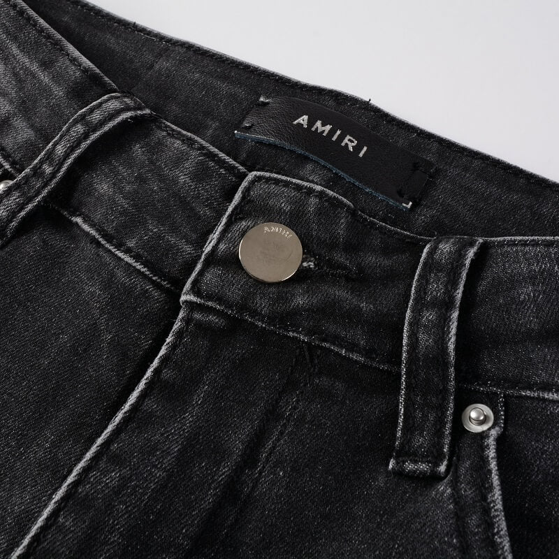 AMIRI Slim Fit Jeans #852 – Distressed Denim