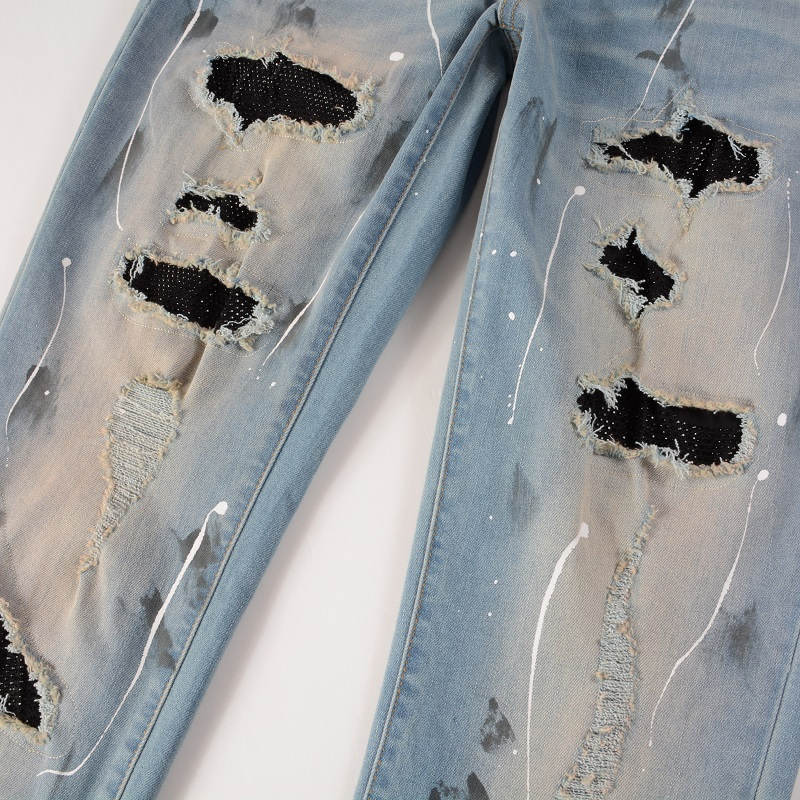 AMIRI Slim Fit Distressed Jeans #6523