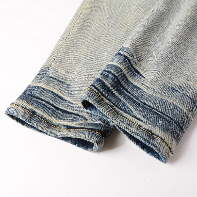 AMIRI Jeans #882 – Slim Fit Distressed Denim