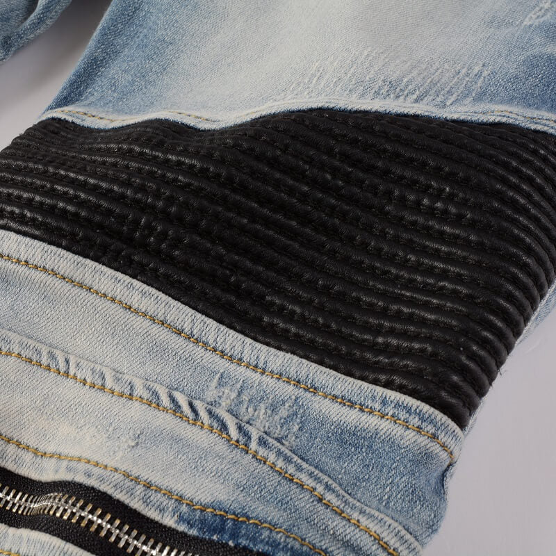 AMIRI Jeans #606 – Slim Fit Distressed Denim