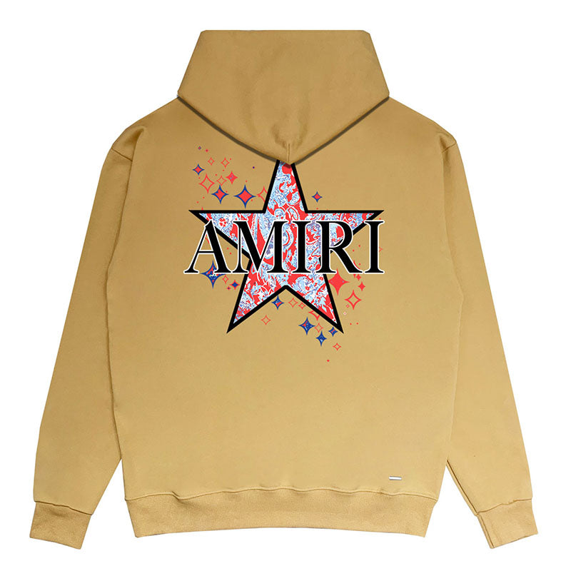 AMIRI Earth-Tone Cotton Hoodie