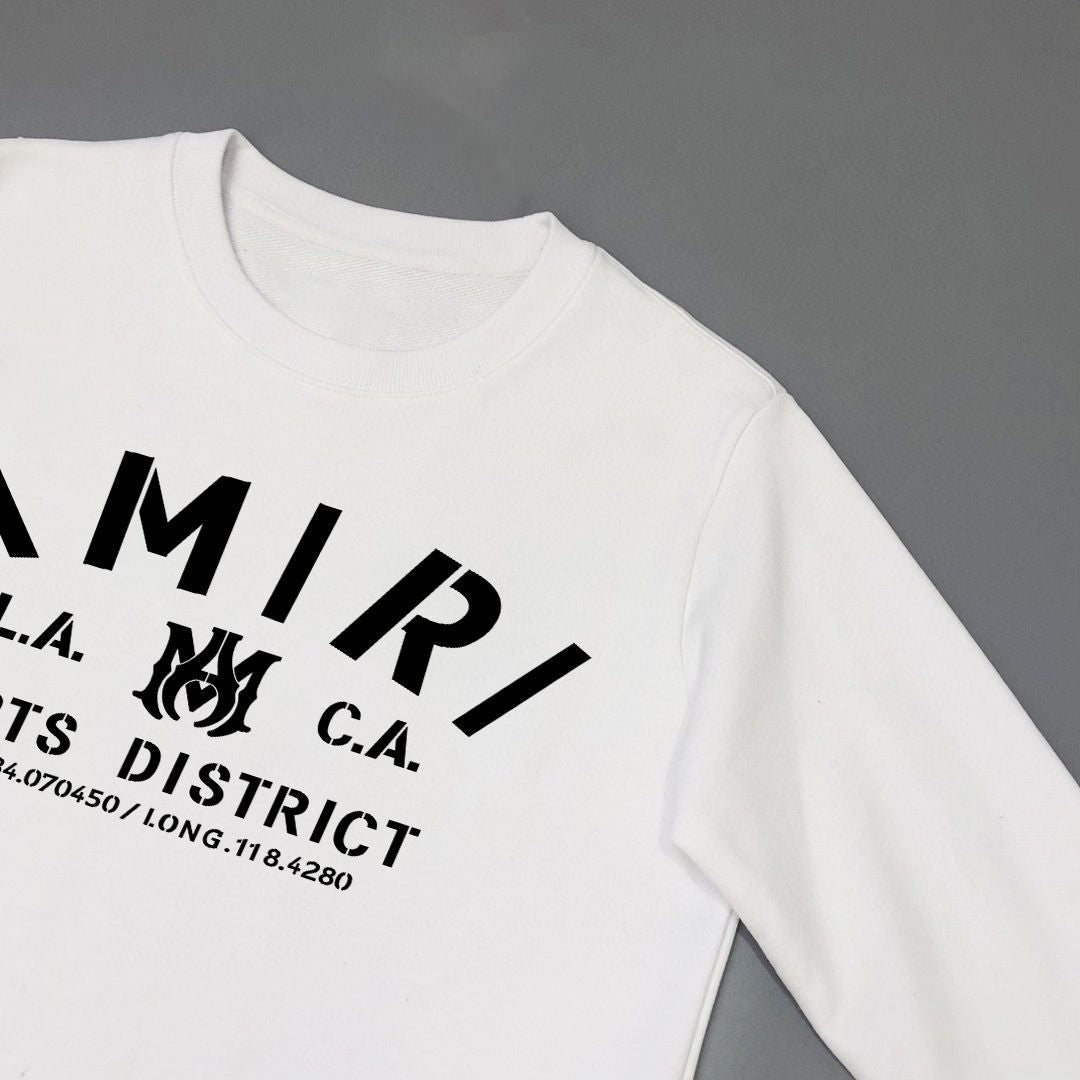 AMIRI Logo-Print Cotton Jersey Sweatshirt