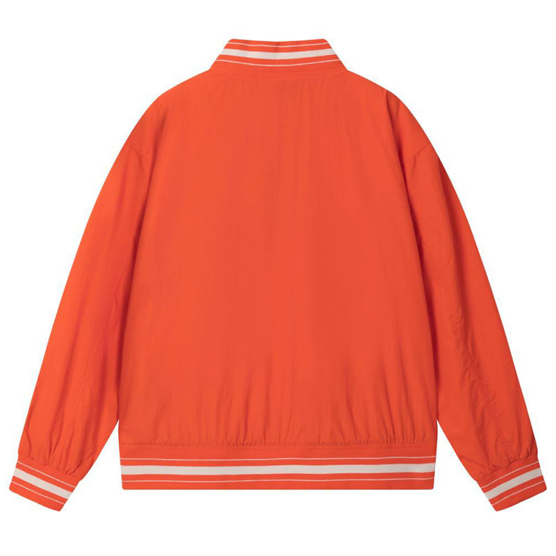 AMIRI Logo-Appliquéd Padded Shell Bomber Jacket – Orange & Black