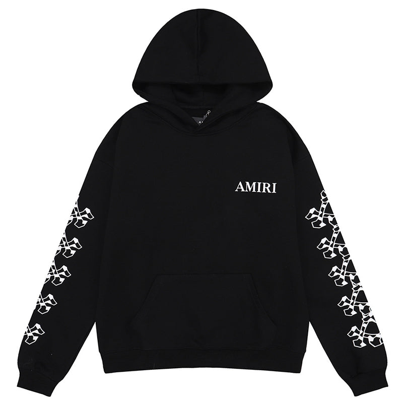 AMIRI Checkered Bones Cotton Hoodie