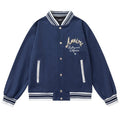 AMIRI Hollywood Bomber Jacket – Blue & Black Wool Blend