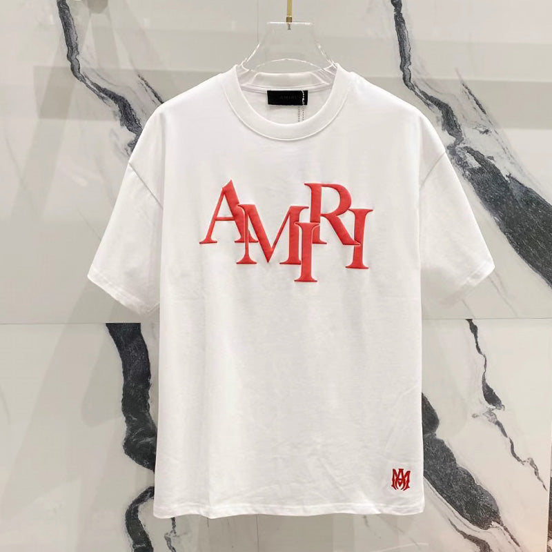 AMIRI Logo-Print Cotton T-Shirt