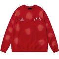 AMIRI Logo-Print Distressed Cotton Jersey Sweatshirt