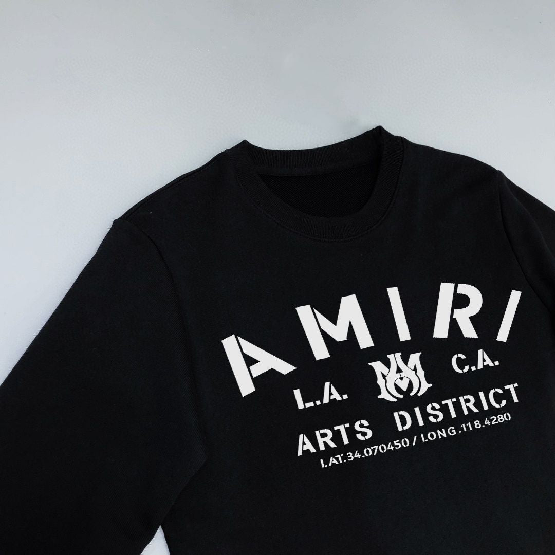 AMIRI Logo-Print Cotton Jersey Sweatshirt