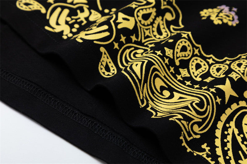 AMIRI Graphic Cotton T-Shirt in Black