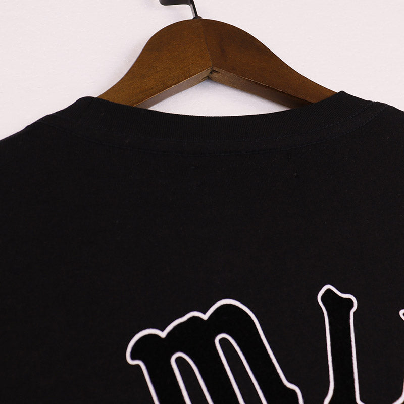 AMIRI Preemo Record Logo Print Cotton Jersey T-Shirt