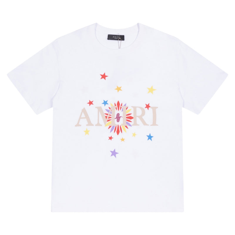 AMIRI Men's T-Shirt | Black, White & Blue