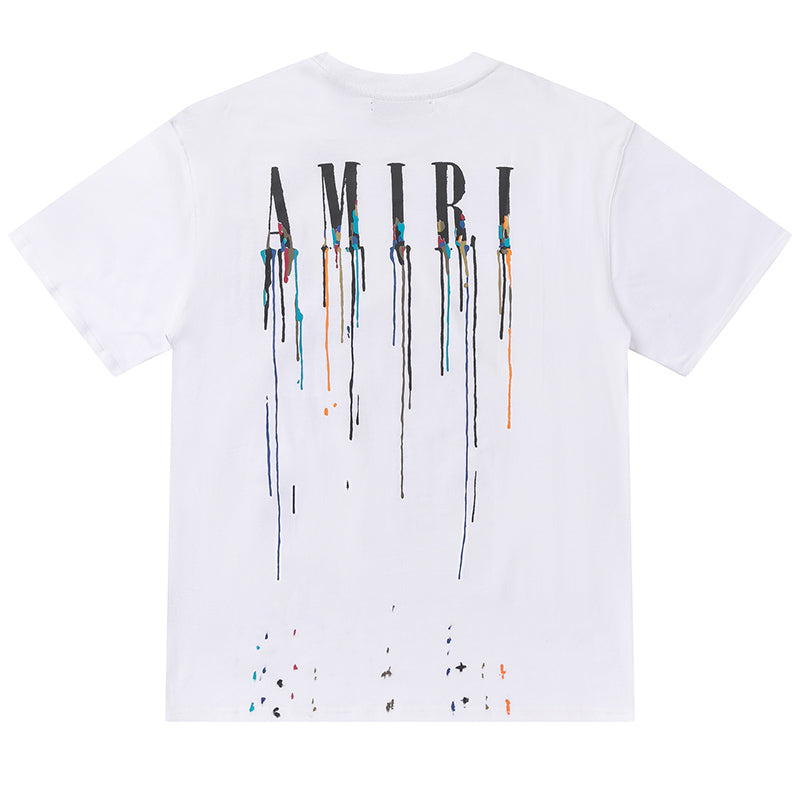 AMIRI Logo Print Cotton Jersey T-Shirt