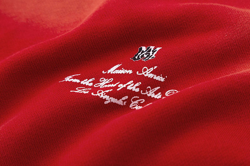 AMIRI Logo-Print Distressed Cotton Jersey Sweatshirt
