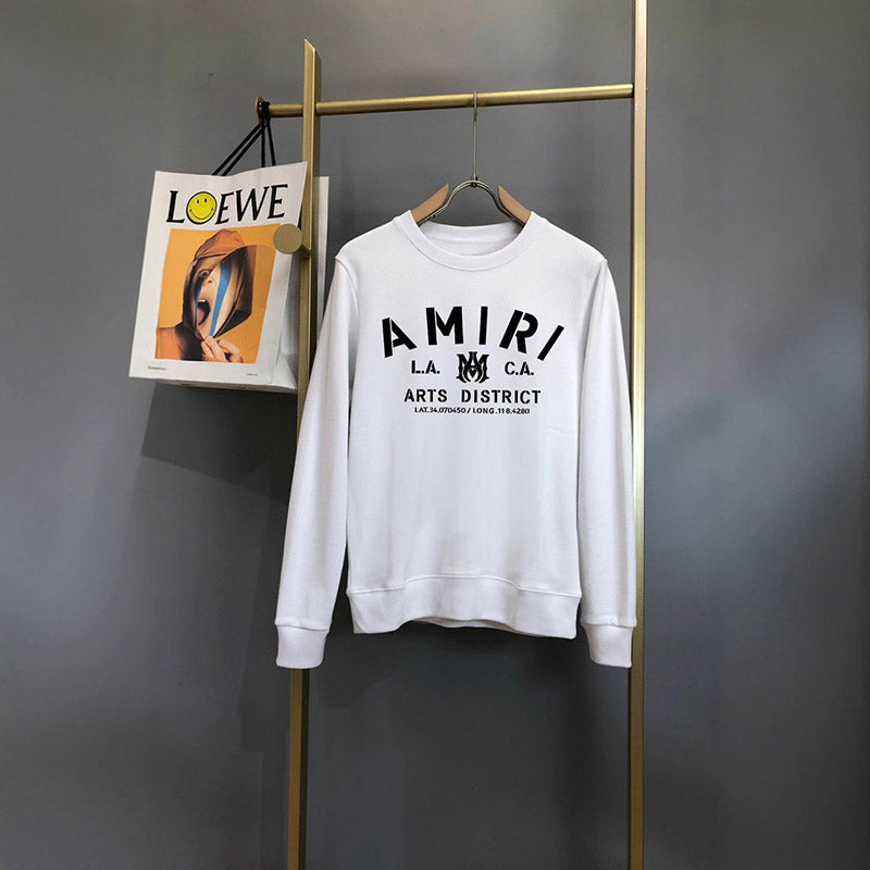 AMIRI Logo-Print Cotton Jersey Sweatshirt