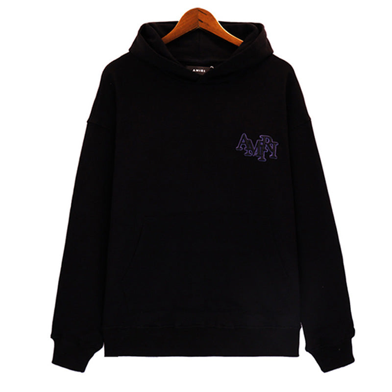 AMIRI Logo-Embroidered Cotton-Jersey Hoodie