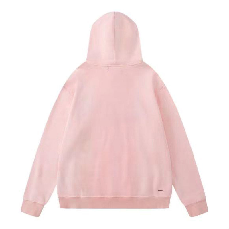 AMIRI Logo-Appliquéd Distressed Cotton-Jersey Hoodie