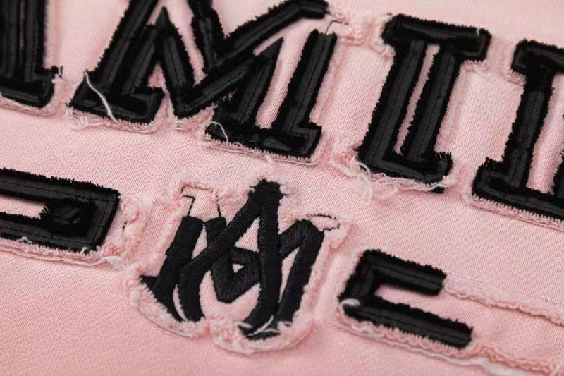 AMIRI Logo-Appliquéd Distressed Cotton-Jersey Hoodie