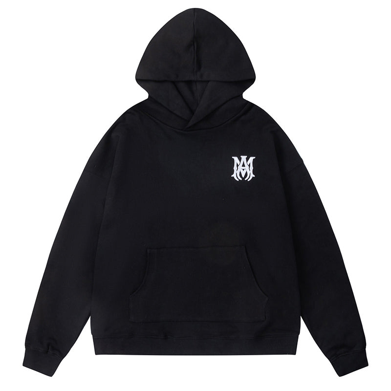 AMIRI Logo Print Cotton Hoodie