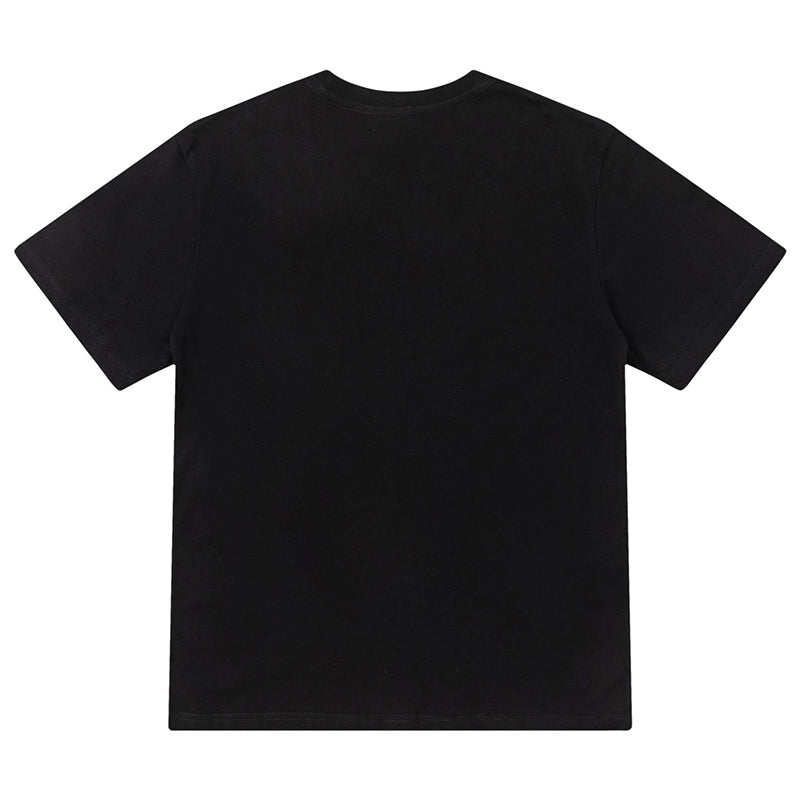 AMIRI Logo-Print Cotton Jersey T-Shirt | Black, White & Black Blue