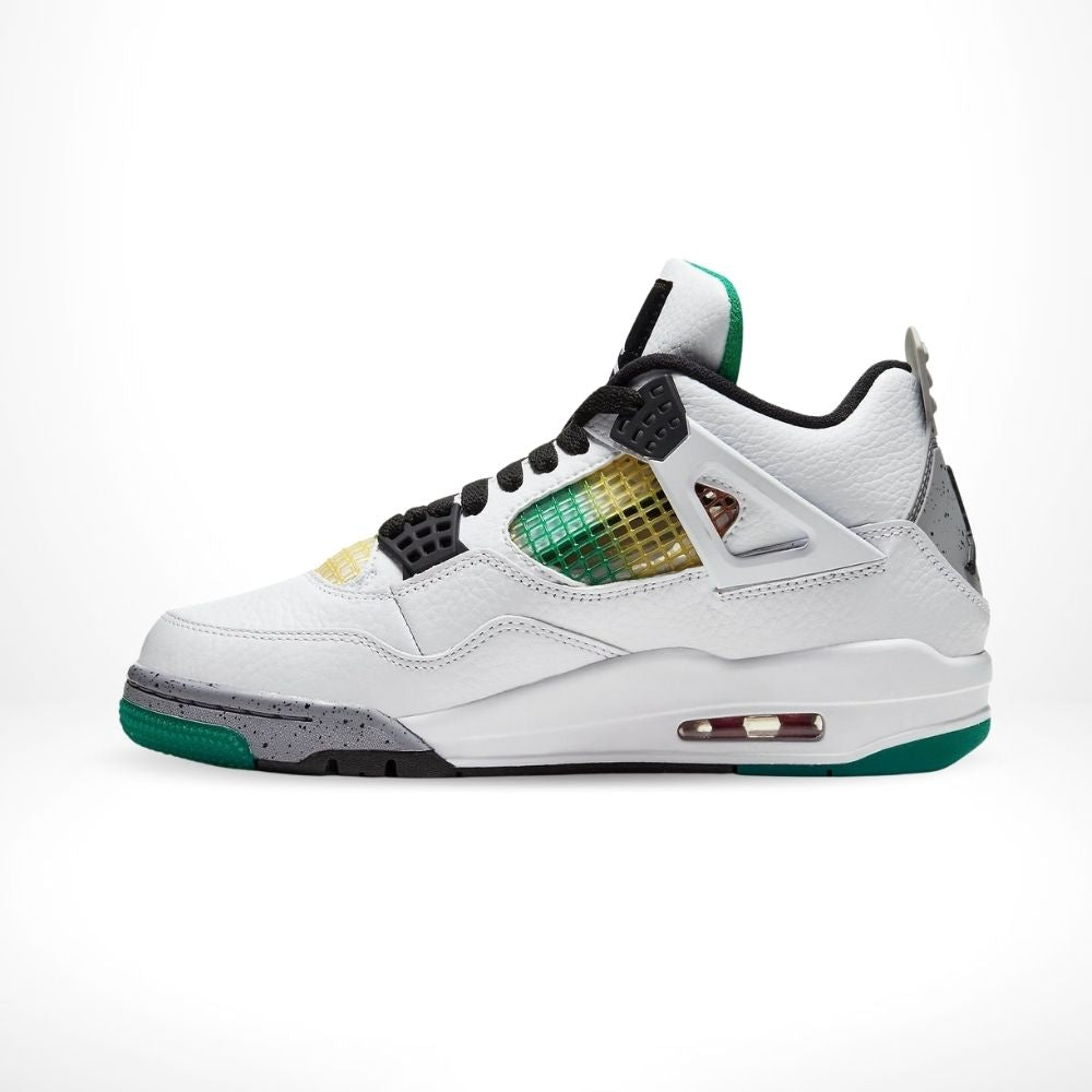 Air Jordan 4 Retro Lucid Green Rasta