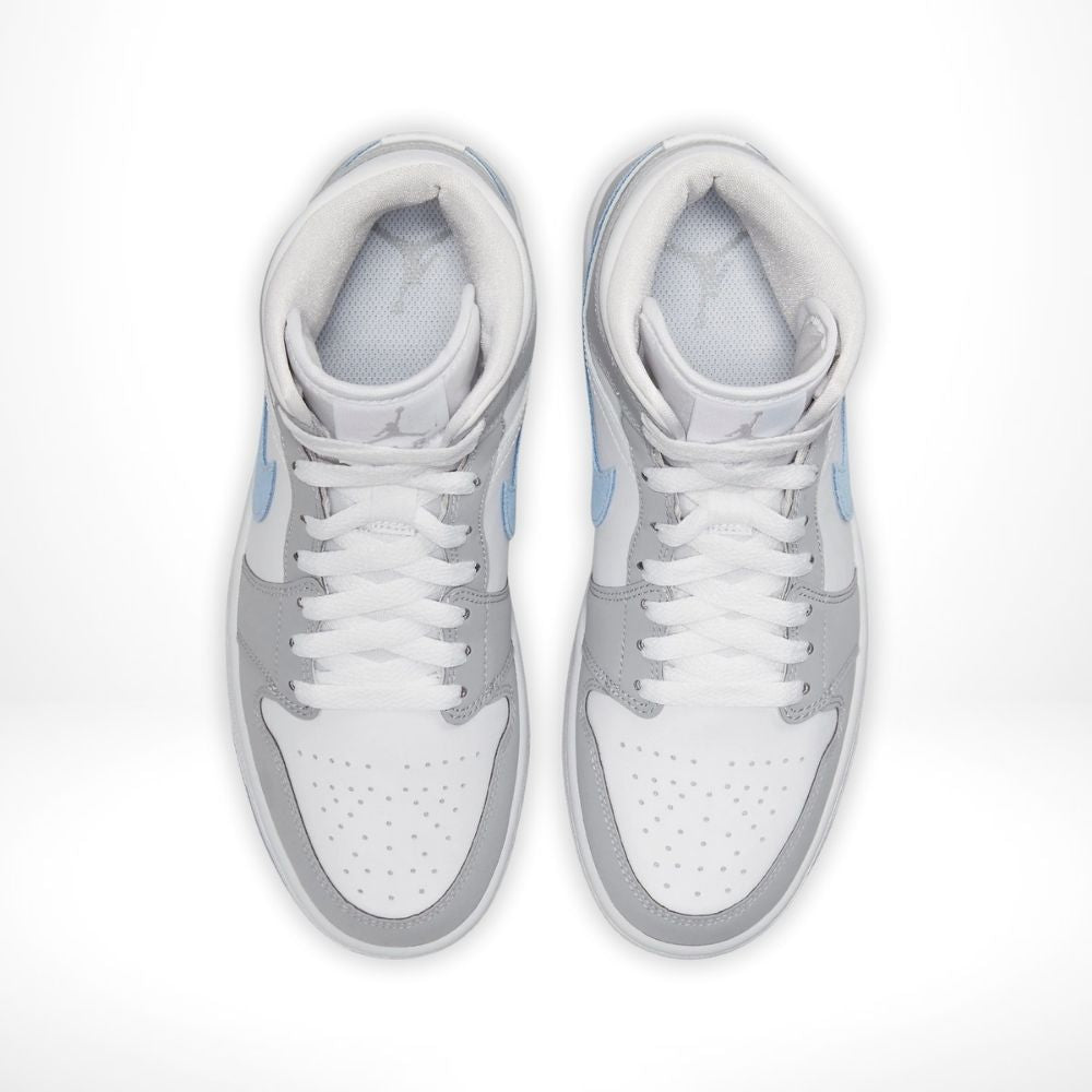 Air Jordan 1 Mid Wolf Grey Aluminum