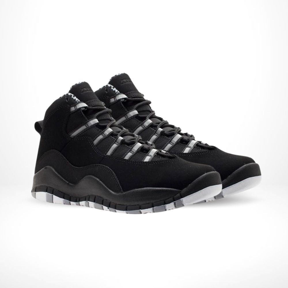 Air Jordan 10 Retro Stealth Black White 2012