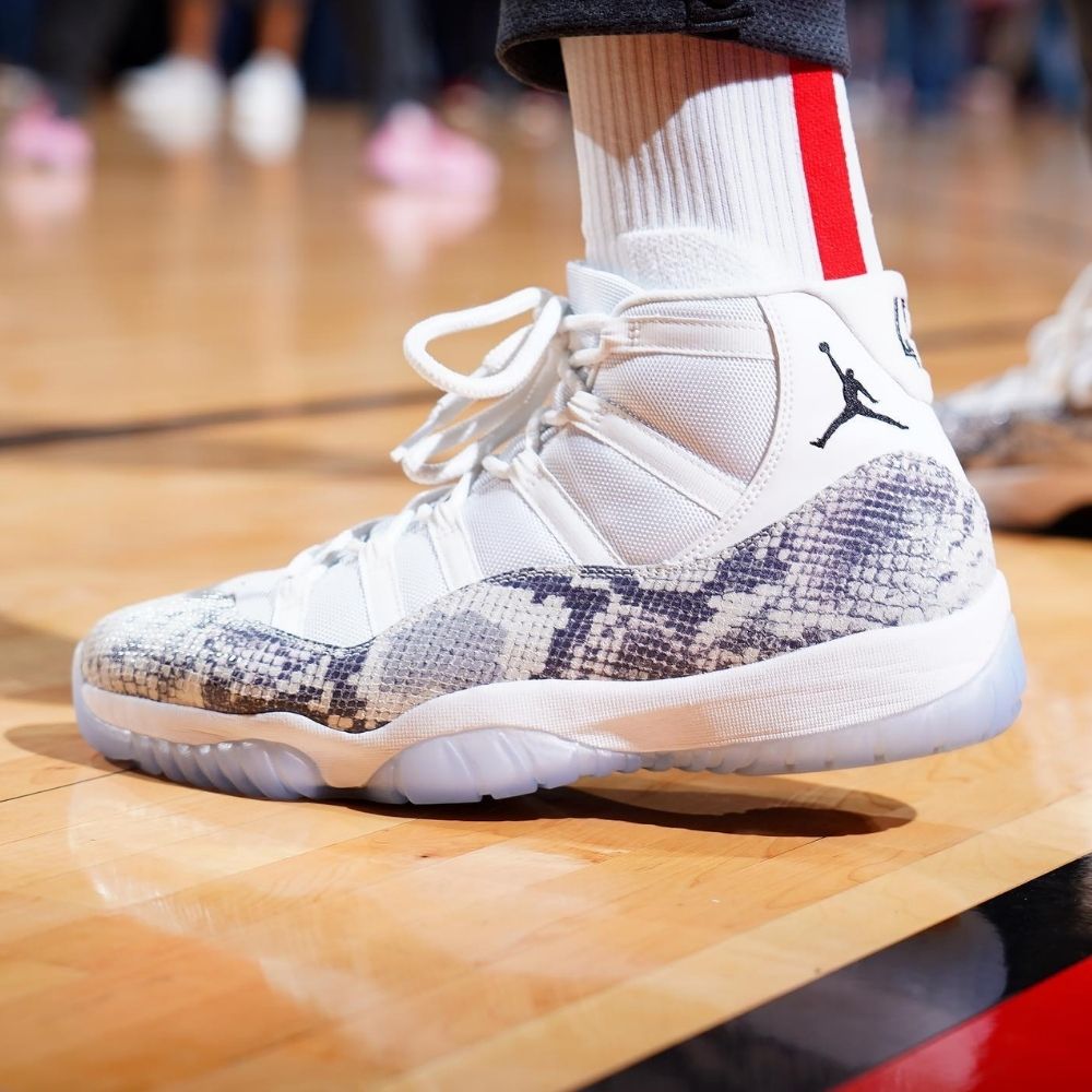 Air Jordan 11 Retro X OVO Grey Snakeskin