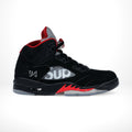 Air Jordan 5 Retro Supreme Black Red