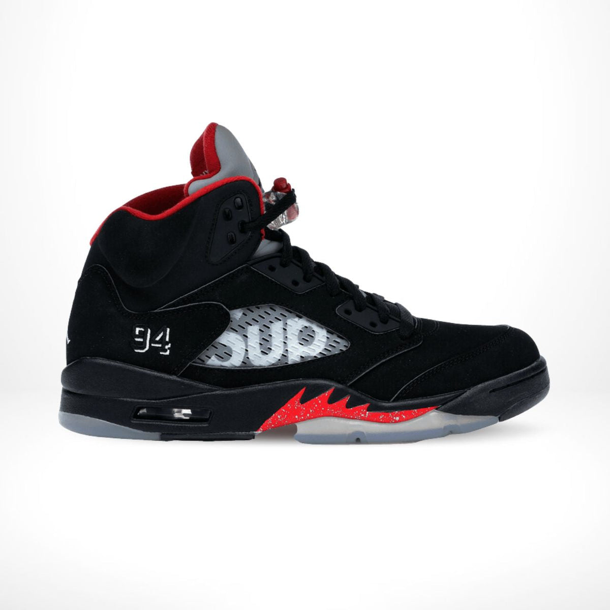 Air Jordan 5 Retro Supreme Black Red