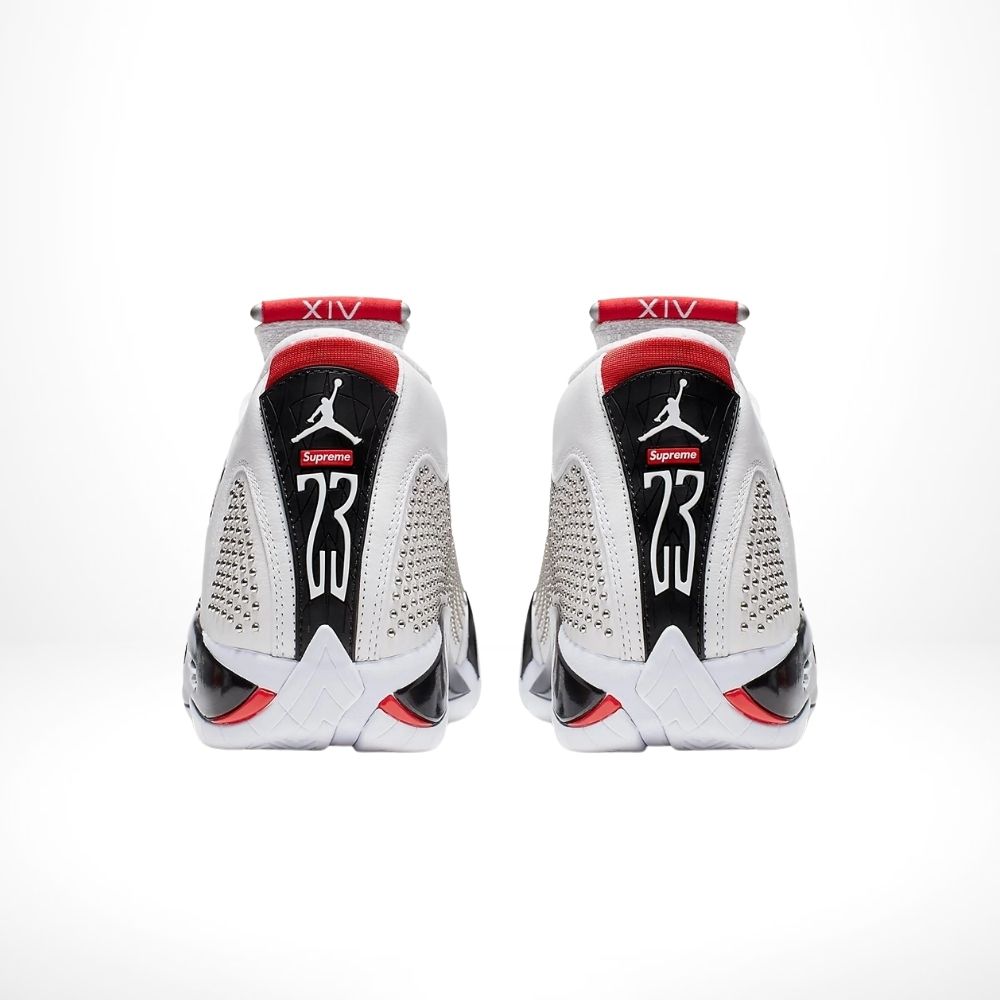 Air Jordan 14 Retro X Supreme White Black