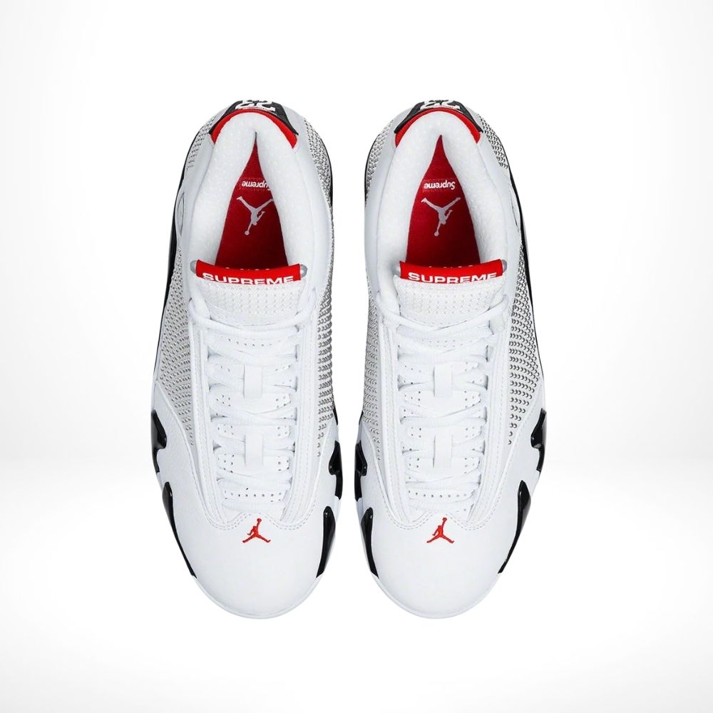 Air Jordan 14 Retro X Supreme White Black
