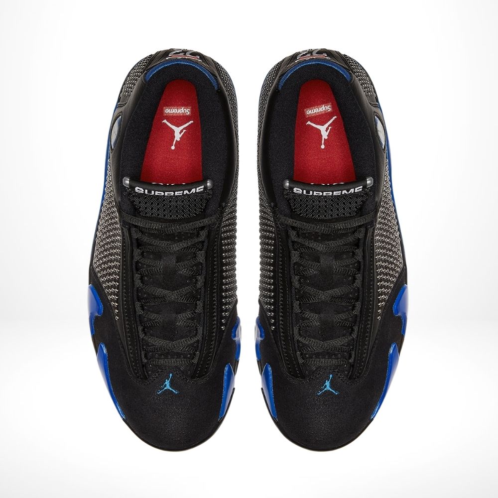 Air Jordan 14 Retro X Supreme Black Blue